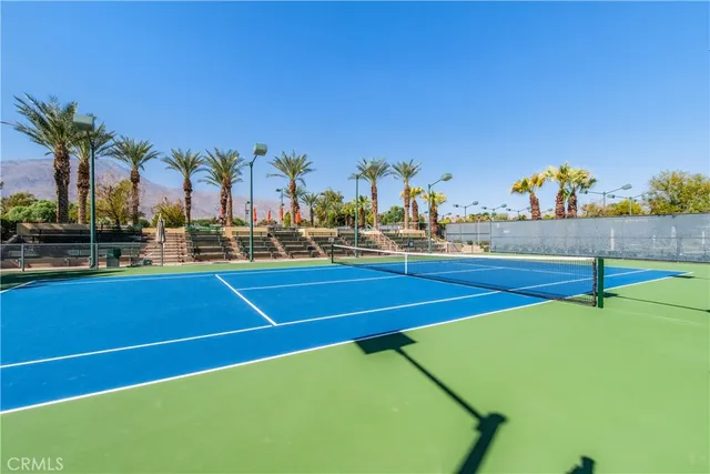 a view of a tennis court