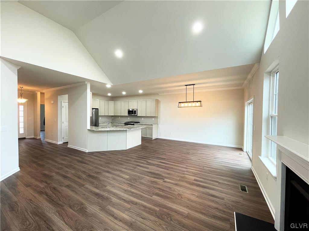 4096 Eveningstar Road, Unit IC 195 Emmaus, PA 18049 - Photo 8 of 14 Great Room, Dining Area & Kitchen