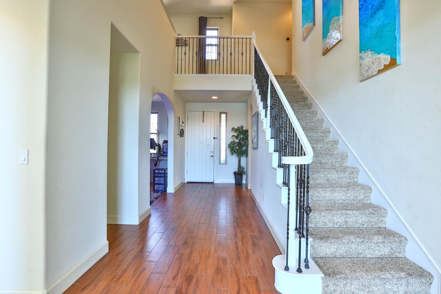 4192 Chiavari Way Manteca, CA 95337 - Photo 25 of 67 a view of a hallway with staircase