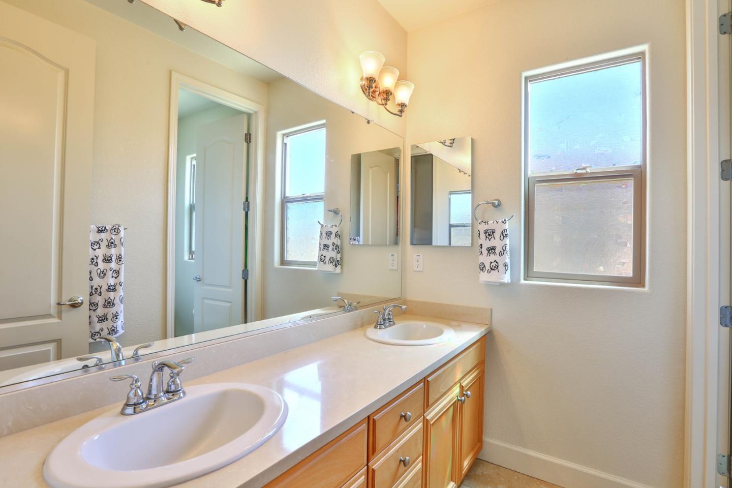 4192 Chiavari Way Manteca, CA 95337 - Photo 50 of 67 a bathroom with a sink and a mirror