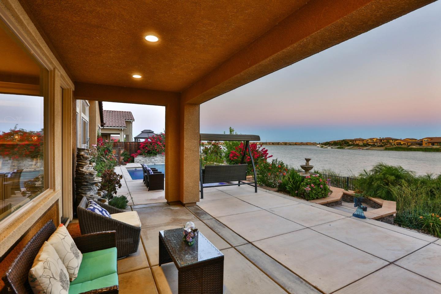 4192 Chiavari Way Manteca, CA 95337 - Photo 10 of 67 a outdoor living space with furniture and garden view