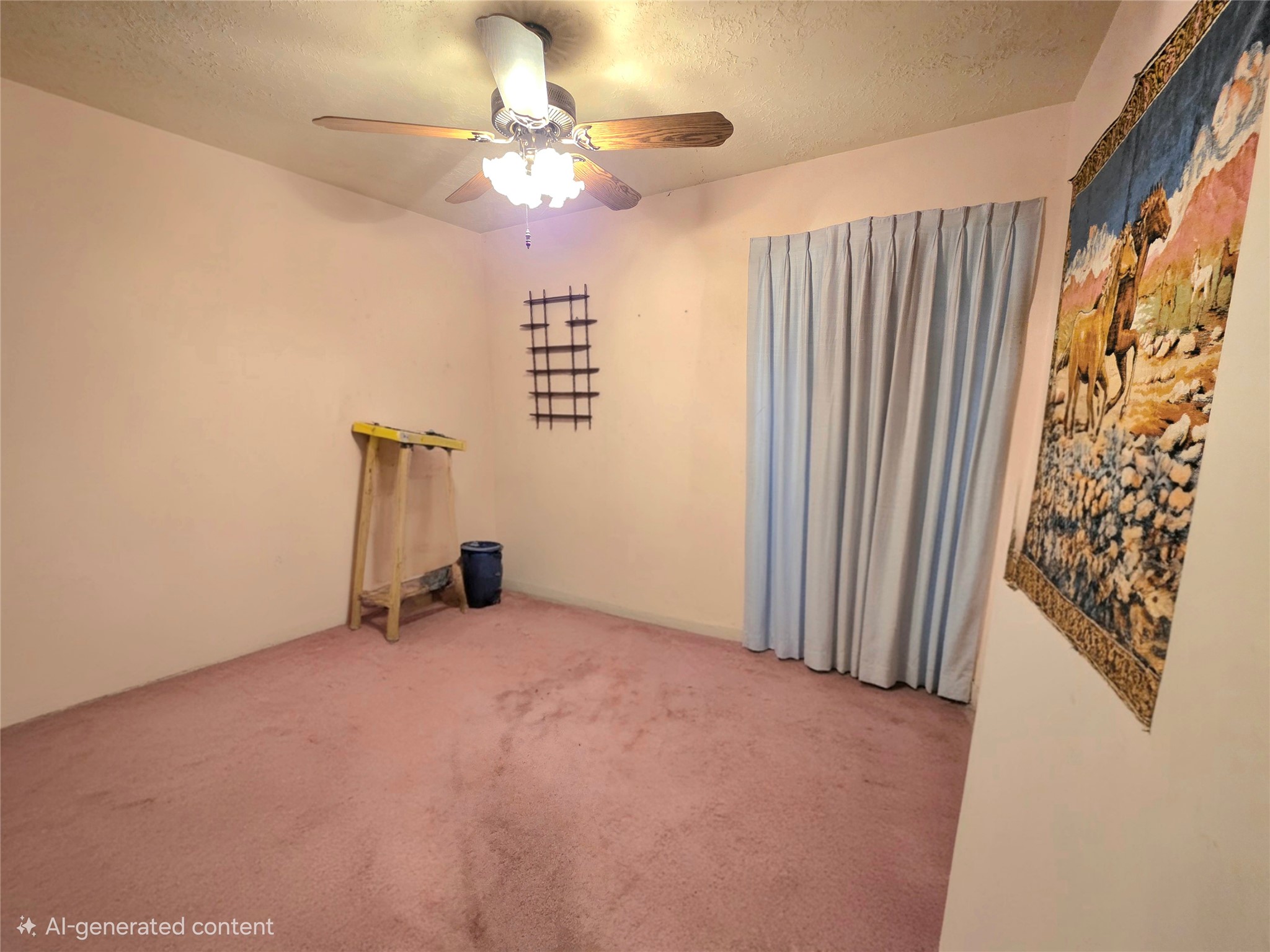 8519 Riverside Walk Lane Houston, TX 77064 - Photo 5 of 10 an empty room with windows and fan