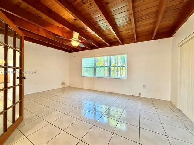 a view of an empty room