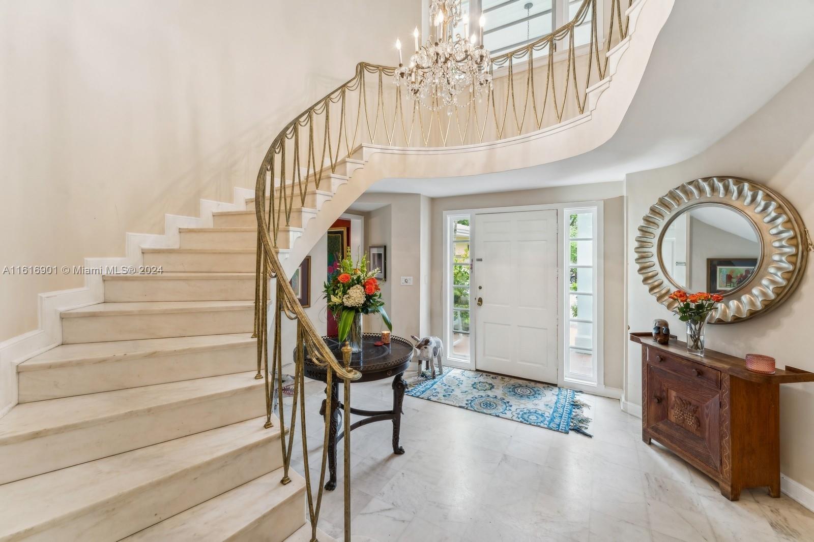 4430 Sabal Palm Road Miami, FL 33137 - Photo 3 of 38 a view of entryway livingroom and hall