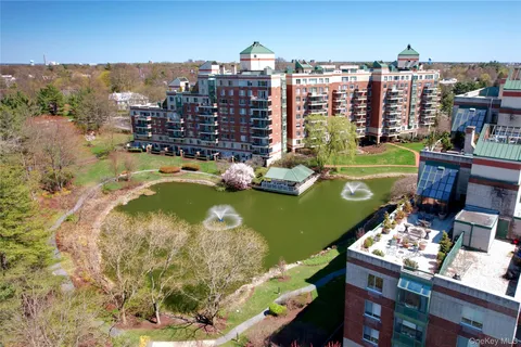 a view of a city with tall buildings