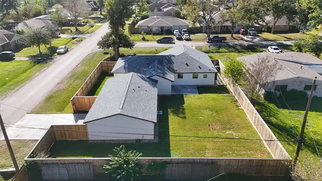 a view of a house with a ocean view