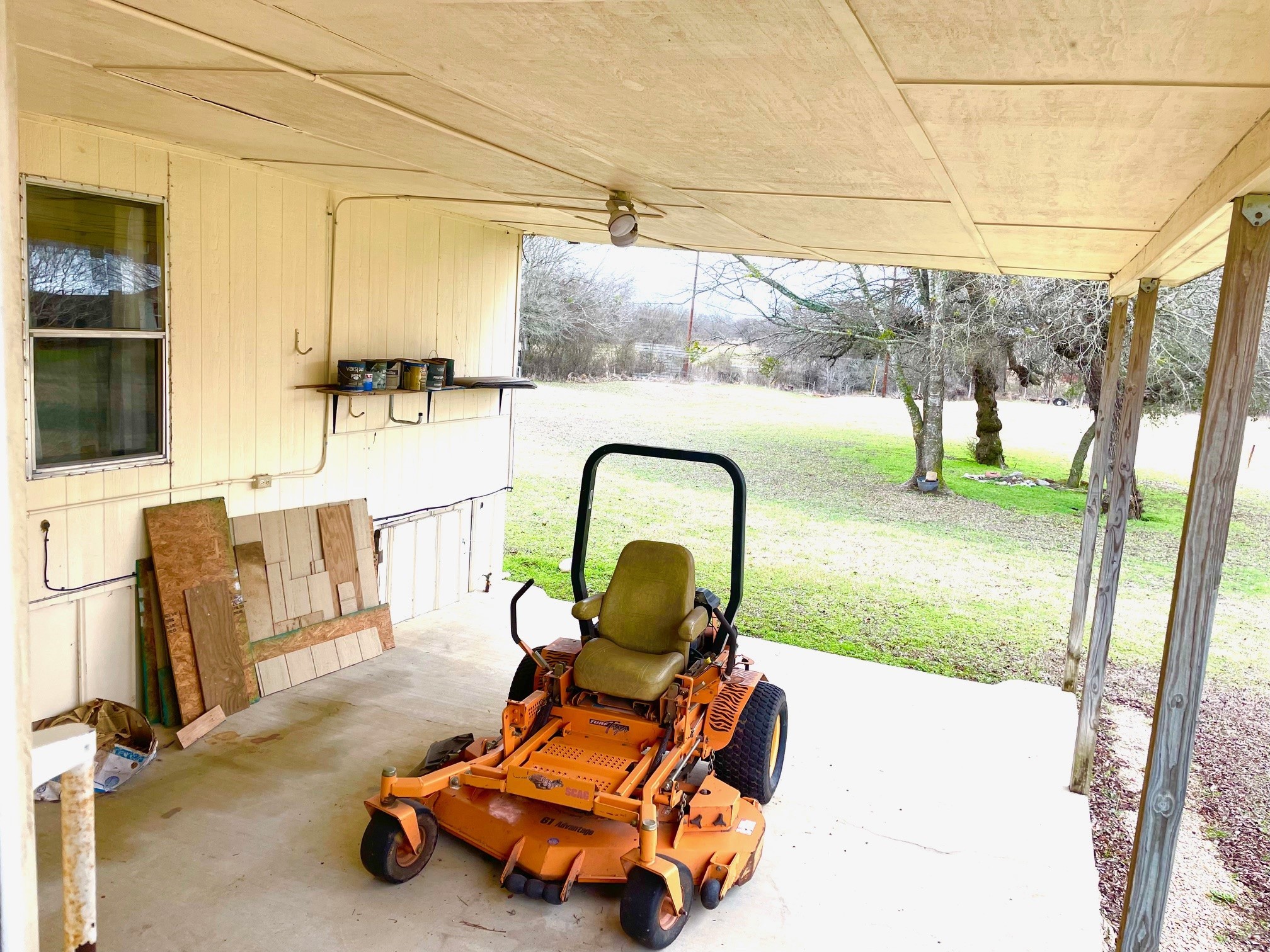 800 Archie Lane Belton, TX 76513 - Photo 30 of 32 You can park your mower and/or store your boat/ trailer, or othe stuff under the covered space.
