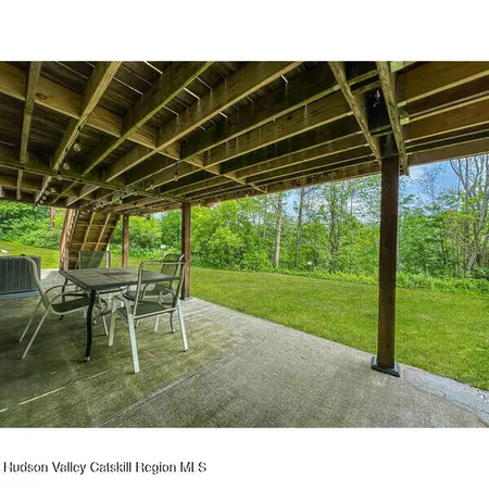 a black and white photo of a backyard