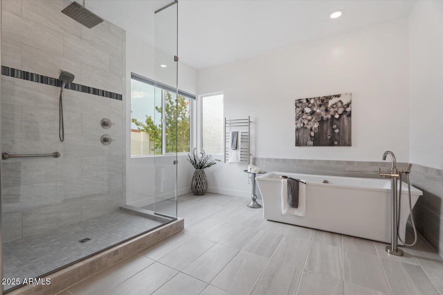 9527 South 13th Way Phoenix, AZ 85042 - Photo 12 of 44 a bathroom with a granite countertop sink a toilet and shower