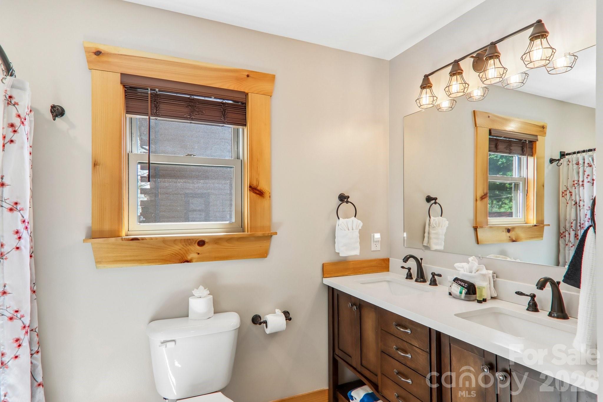 589 Panoramic Loop Maggie Valley, NC 28751 - Photo 24 of 47 a bathroom with a toilet sink and mirror