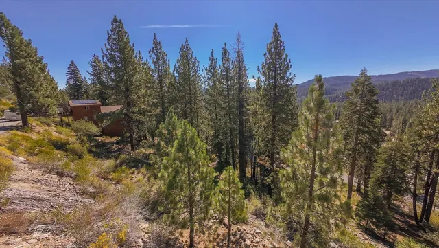 a view of city and mountain