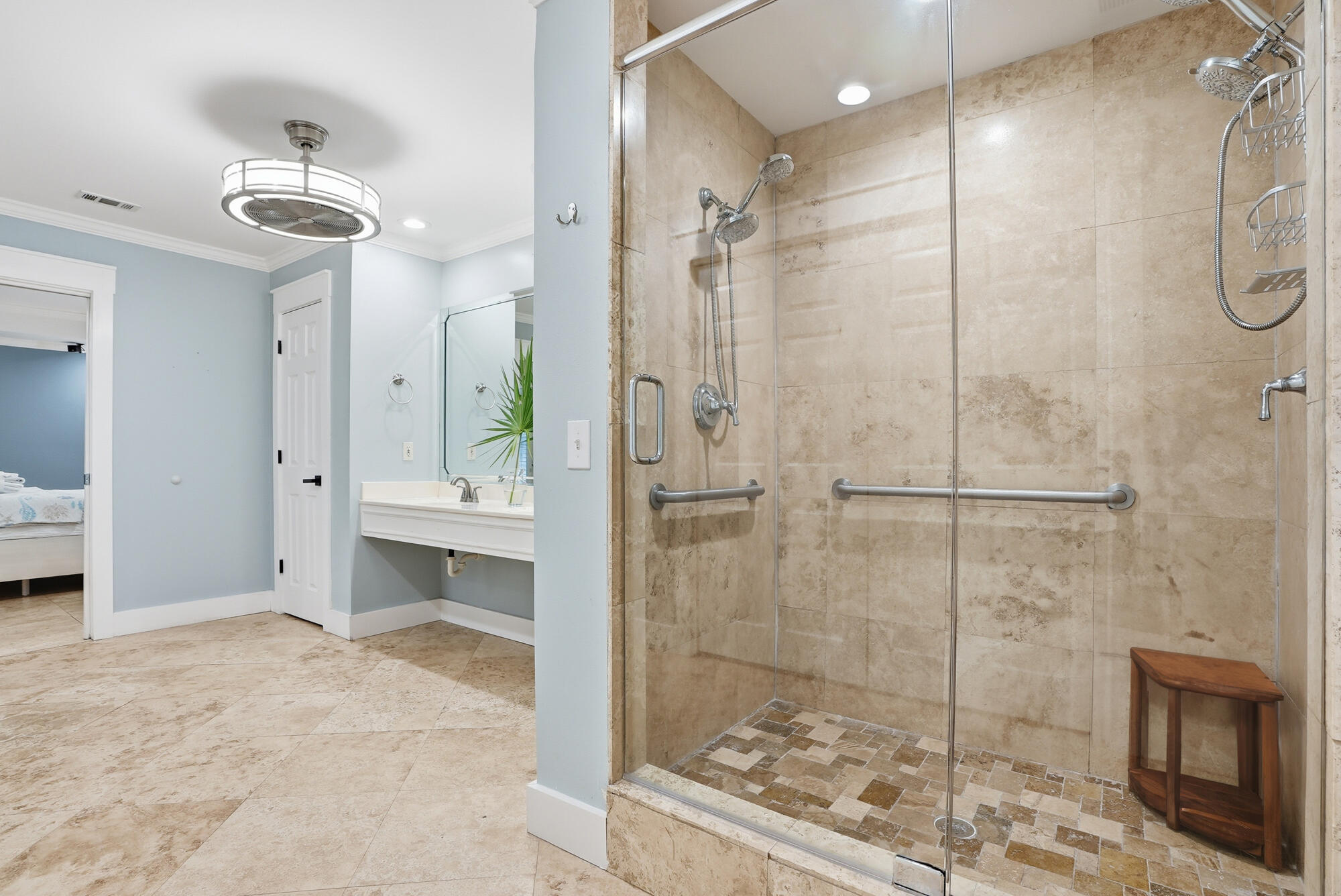 18 Initial Lane Santa Rosa Beach, FL 32459 - Photo 13 of 60 a bathroom with a shower and a sink