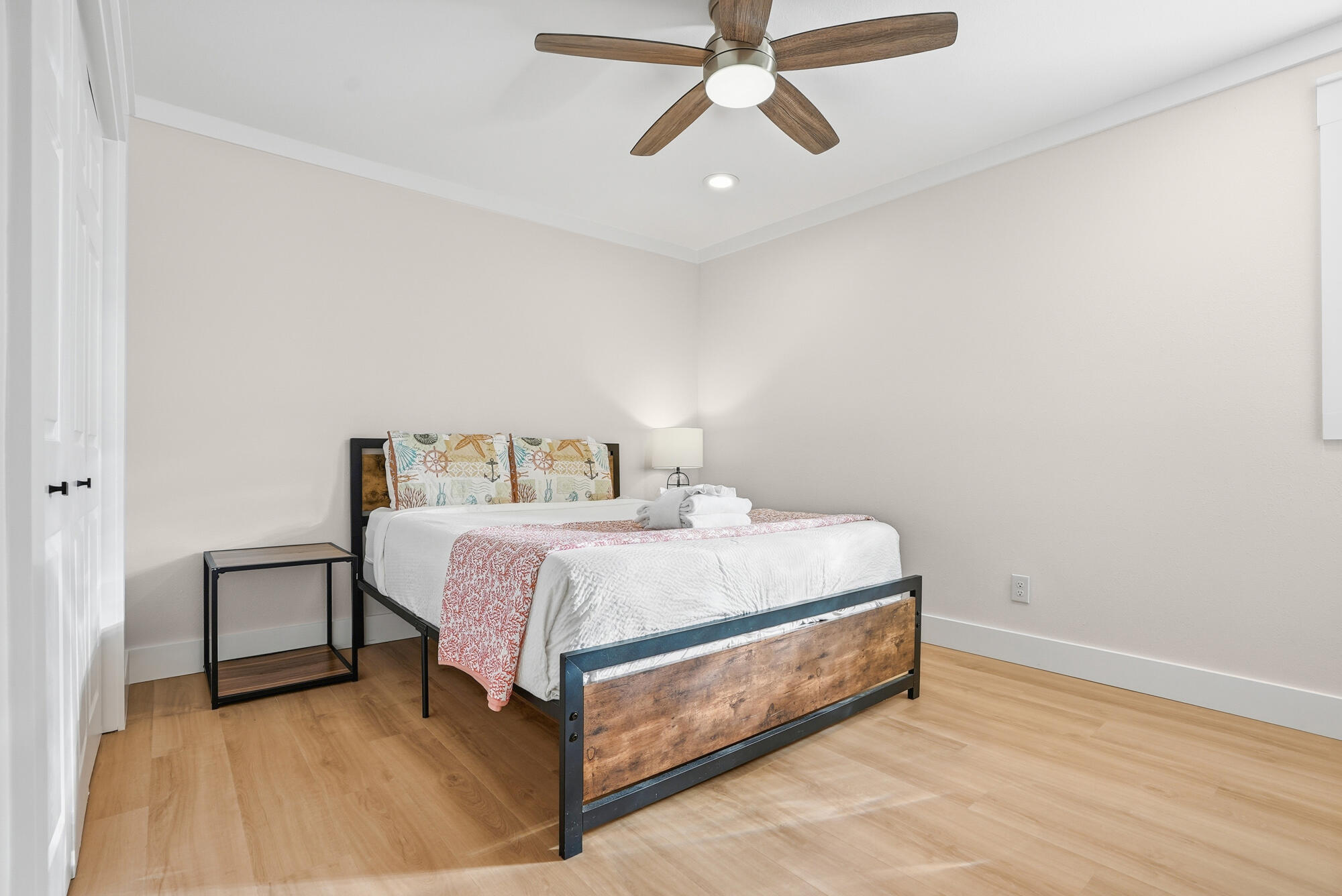 18 Initial Lane Santa Rosa Beach, FL 32459 - Photo 21 of 60 a bedroom with a bed and painting on the wall