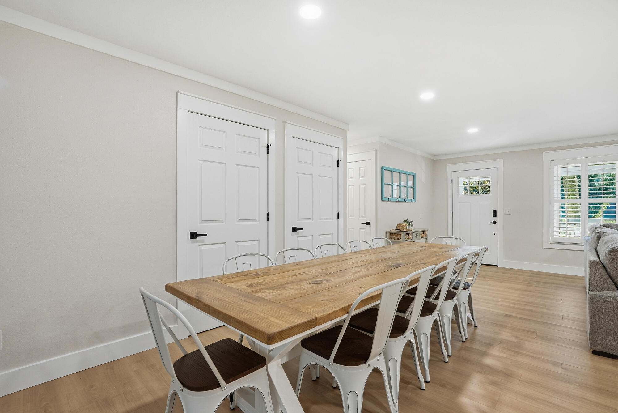 18 Initial Lane Santa Rosa Beach, FL 32459 - Photo 32 of 60 a view of a dining room with furniture and wooden floor