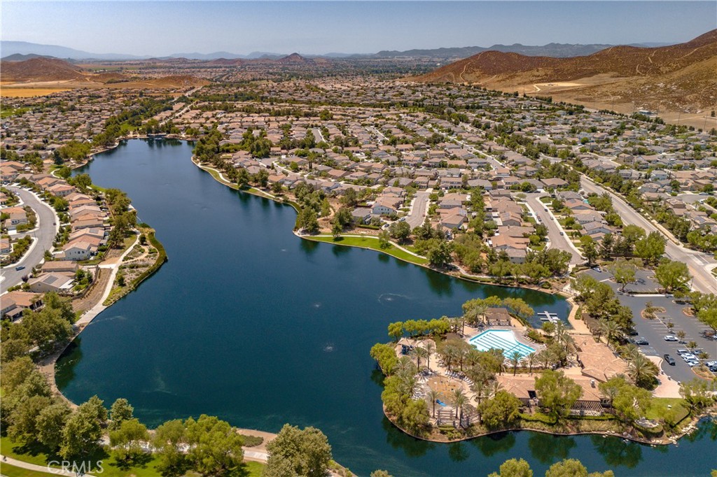 28483 Nautical Point Circle Menifee, CA 92585 - Photo 38 of 44 a view of a lake with a mountain