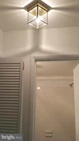 a view of a hallway with entryway