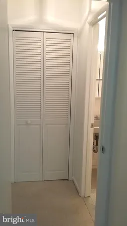 a close view of closet