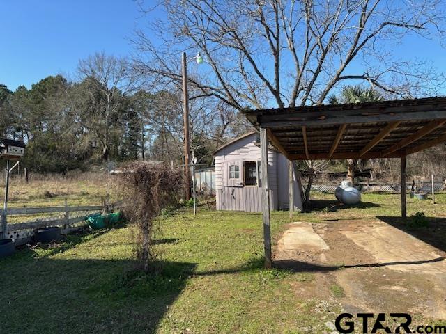 152 County Road 2131 Rusk, TX 75785 - Photo 34 of 43 a view of a porch with a yard
