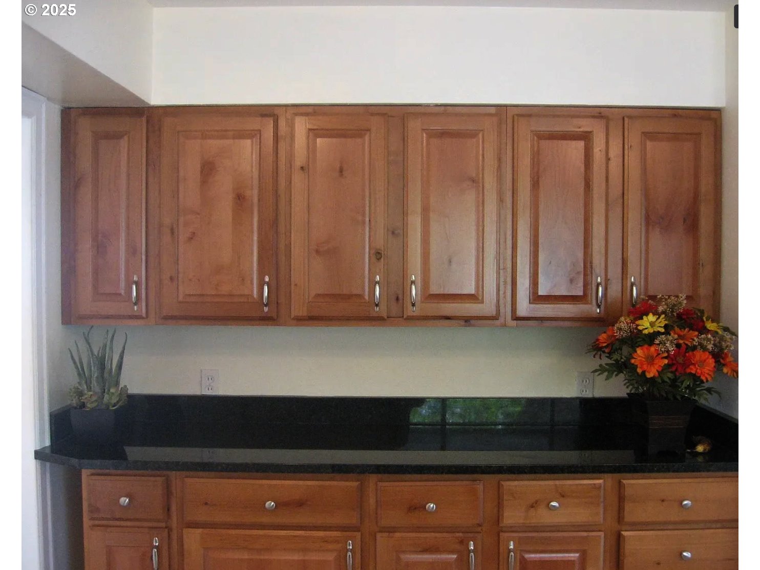 12025 Southwest 9th Street Beaverton, OR 97005 - Photo 7 of 22 a view of kitchen with granite countertop cabinets and potted plant