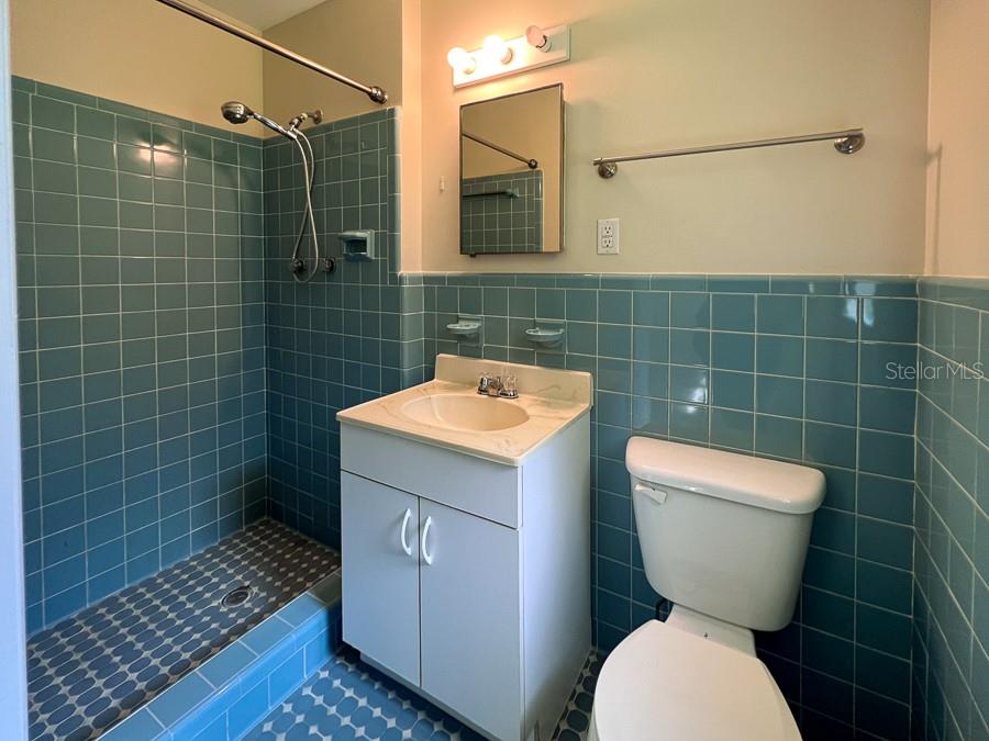 3920 Southwest 21st Street Gainesville, FL 32608 - Photo 32 of 40 a bathroom with a sink toilet and shower