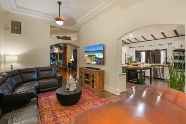 a view of an entryway with garden