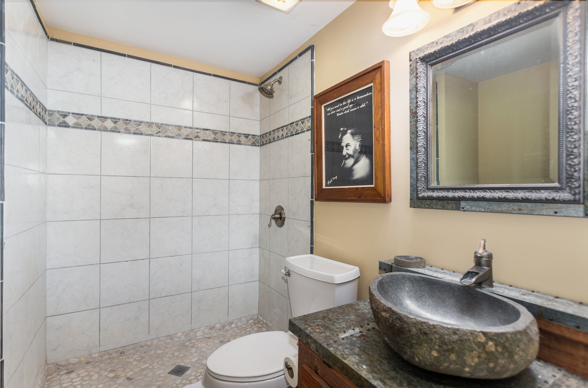 884 Pinnacle Hill Road Kingston Springs, TN 37082 - Photo 35 of 55 a bathroom with a sink toilet and shower
