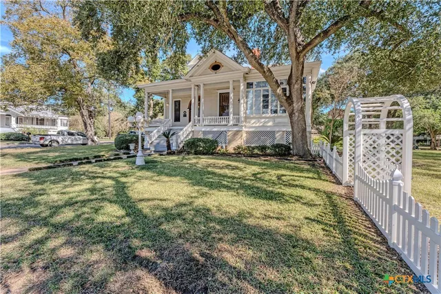 a view of field with trees