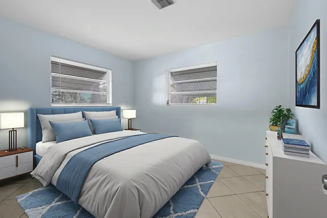 a view of an empty room