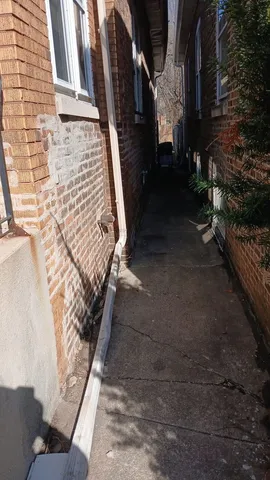 a view of a pathway along with buildings