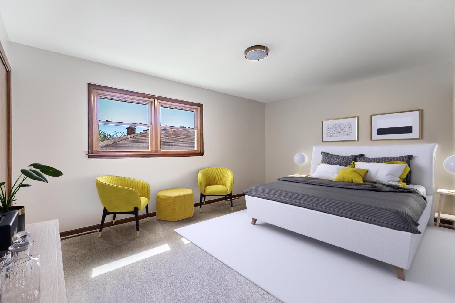 8551 Garfield Avenue Munster, IN 46321 - Photo 13 of 39 a bedroom with a bed and a couch