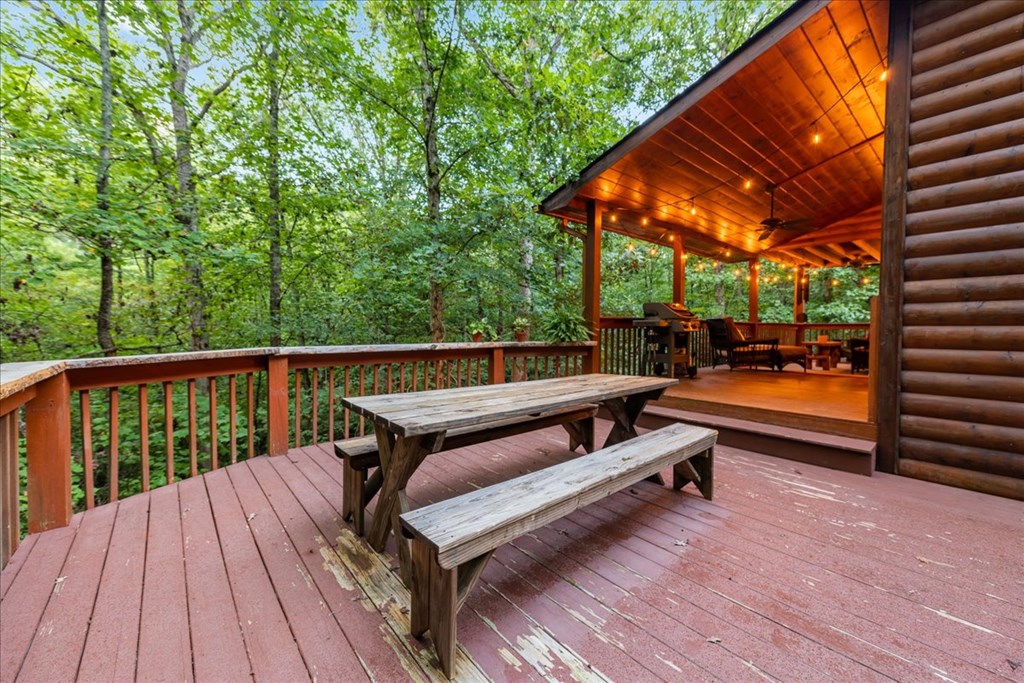 126 Brookwood Drive Blue Ridge, GA 30513 - Photo 47 of 84 a view of sitting area with furniture in backyard