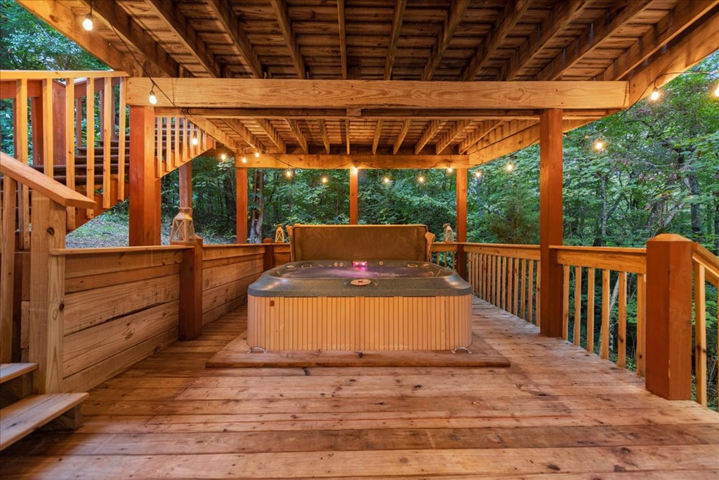 126 Brookwood Drive Blue Ridge, GA 30513 - Photo 65 of 84 a view of outdoor space with wooden floor