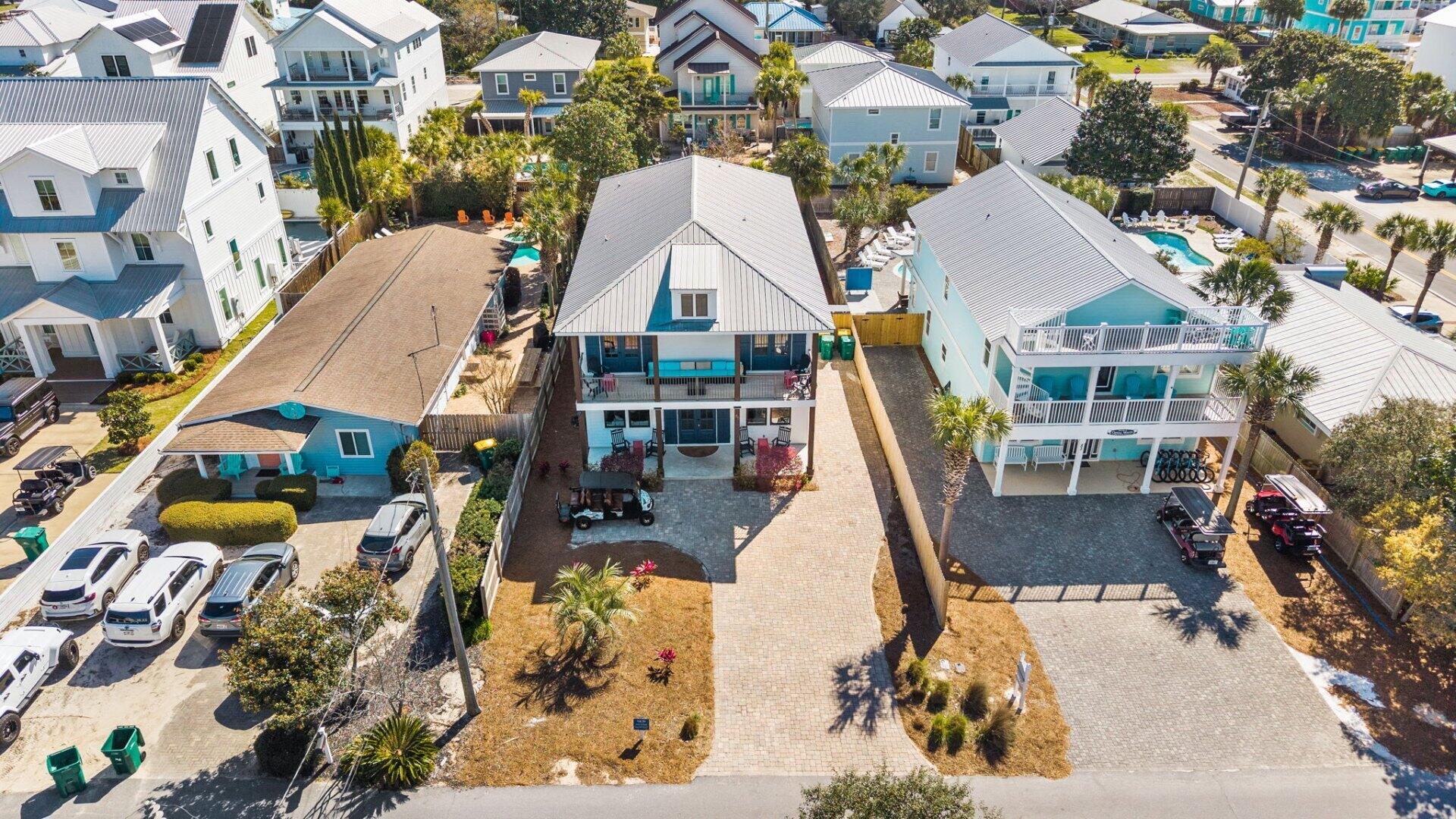 85 Cobia Street Destin, FL 32541 - Photo 4 of 59 03-aerial-front-destin-beach-house