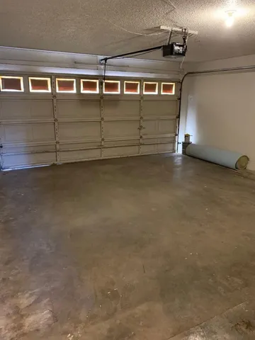 a view of a car garage