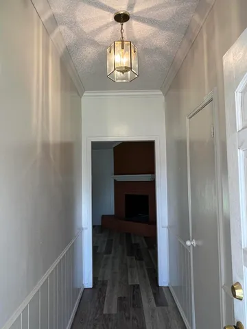 a view of main area and a fireplace