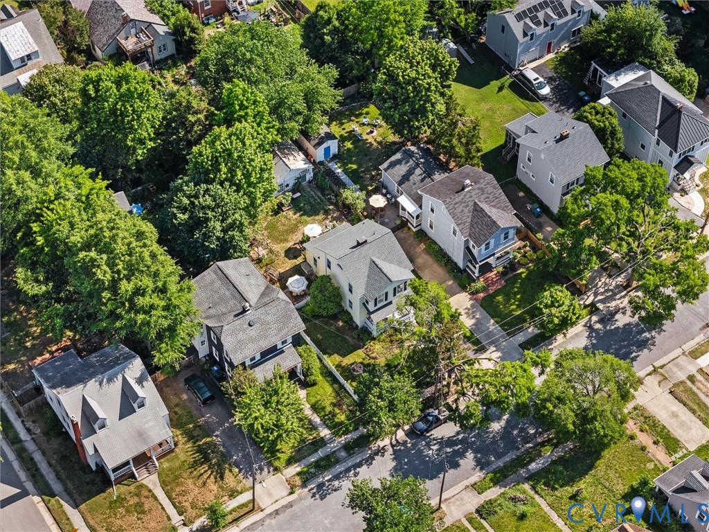 1812 Seddon Road Richmond, VA 23227 - Photo 55 of 56 Aerial perspective showcasing a residential street