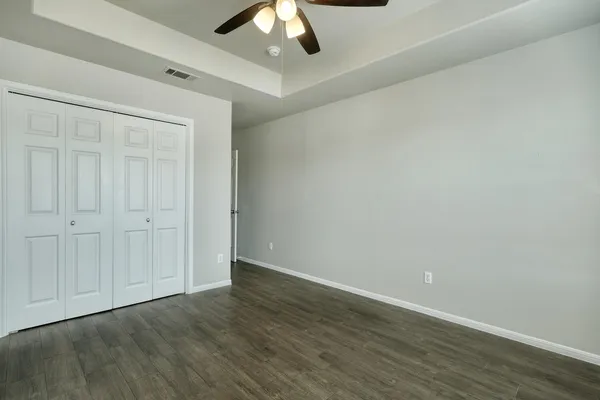 wooden floor in an empty room
