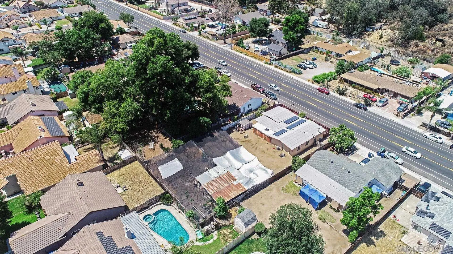 9243 Los Coches Road Lakeside, CA 92040 - Photo 29 of 30 an aerial view of a city