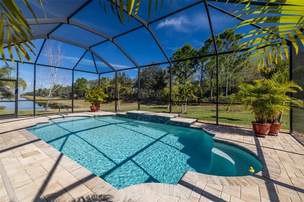 16122 Cedar Key Drive Wimauma, FL 33598 - Photo 40 of 98 a view of a backyard with sitting area