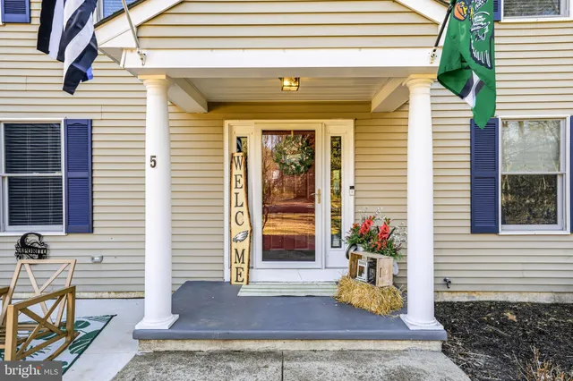 a view of a entryway door front of house