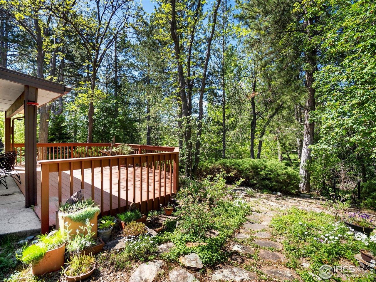 4311 Pali Way Boulder, CO 80301 - Photo 29 of 46 Backyard landscaping is lush and unique!