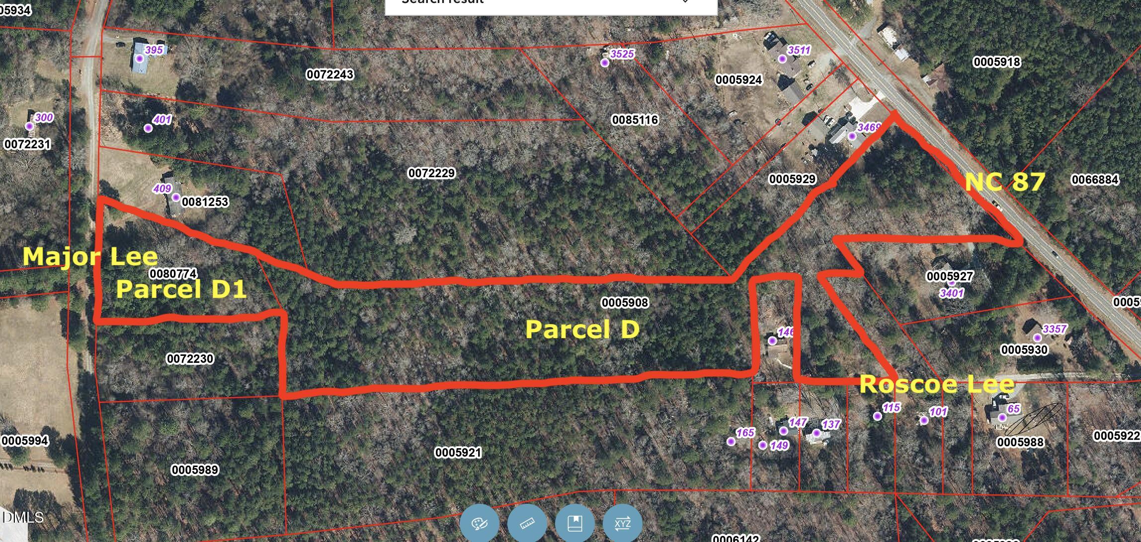 0 Major Lee Road Pittsboro, NC 27312 - Photo 2 of 7 Boundary map