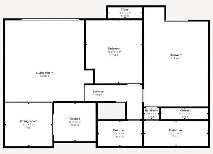 1111 East Ramon Road, Unit 29 Palm Springs, CA 92264 - Photo 39 of 39 Floorplan