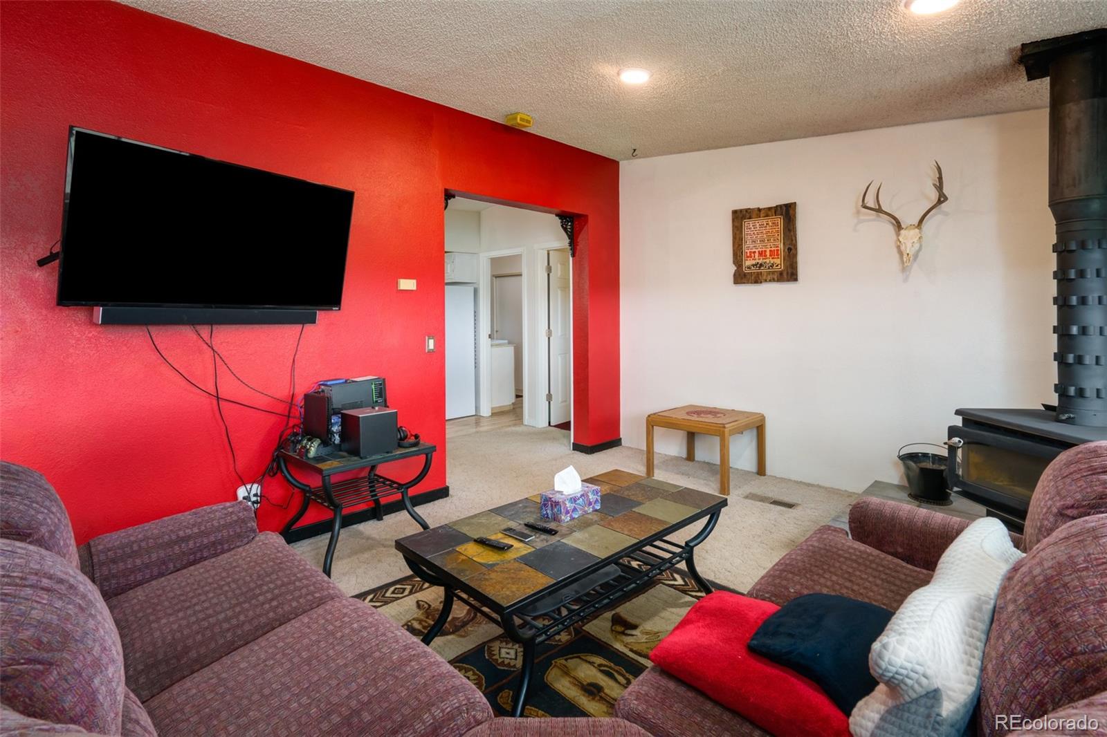 97862 E Highway Hayden, CO 81639 - Photo 10 of 30 a living room with furniture and a flat screen tv