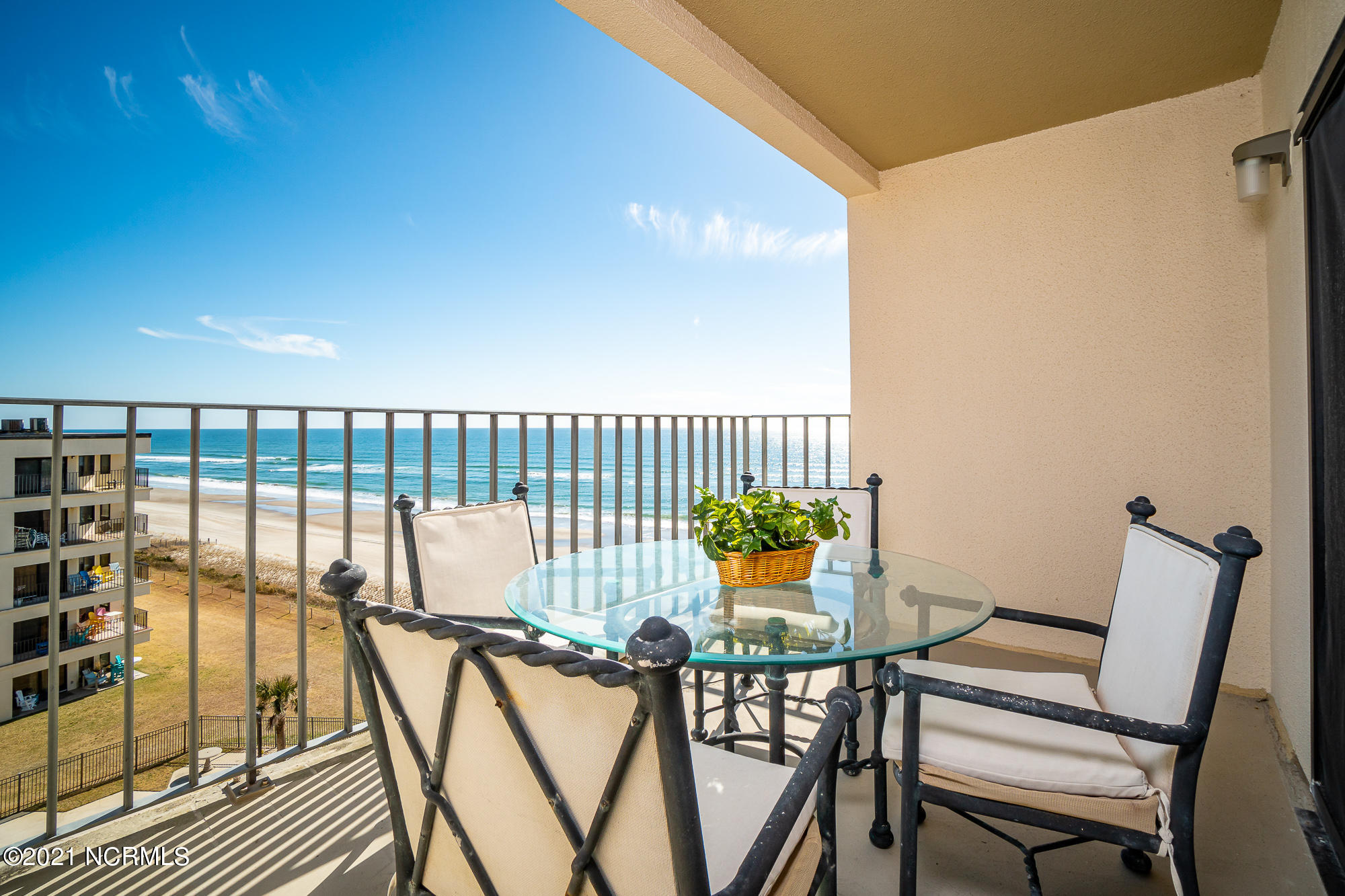 1505 Salter Path Road, Unit 605 Indian Beach, NC 28512 - Photo 23 of 65 Covered balcony off dining
