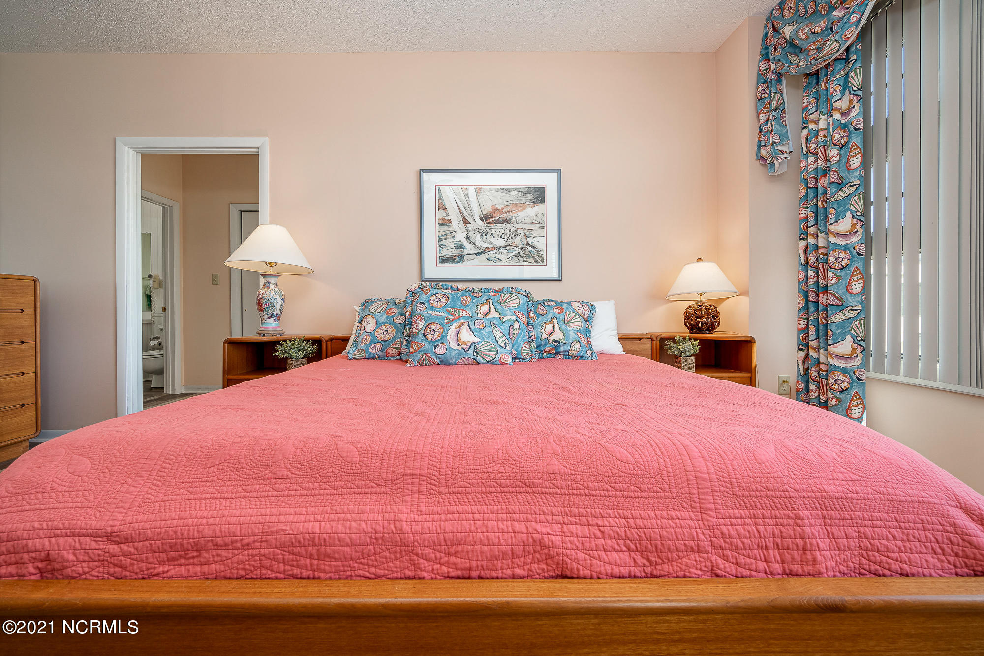 1505 Salter Path Road, Unit 605 Indian Beach, NC 28512 - Photo 28 of 65 Master BR suite w/ balcony access