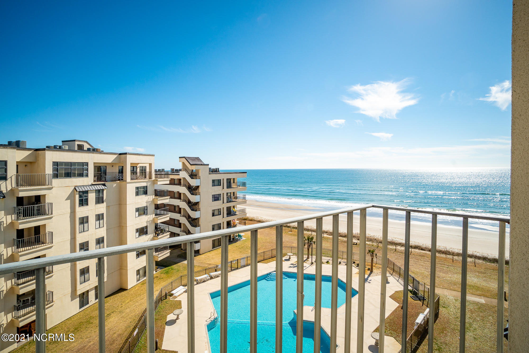 1505 Salter Path Road, Unit 605 Indian Beach, NC 28512 - Photo 30 of 65 Private balcony off MBR