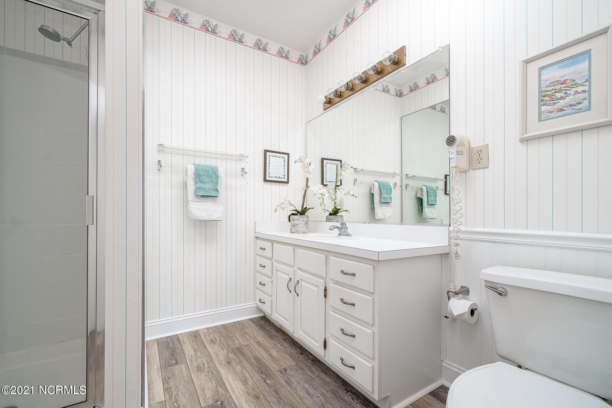 1505 Salter Path Road, Unit 605 Indian Beach, NC 28512 - Photo 31 of 65 En suite master bathroom