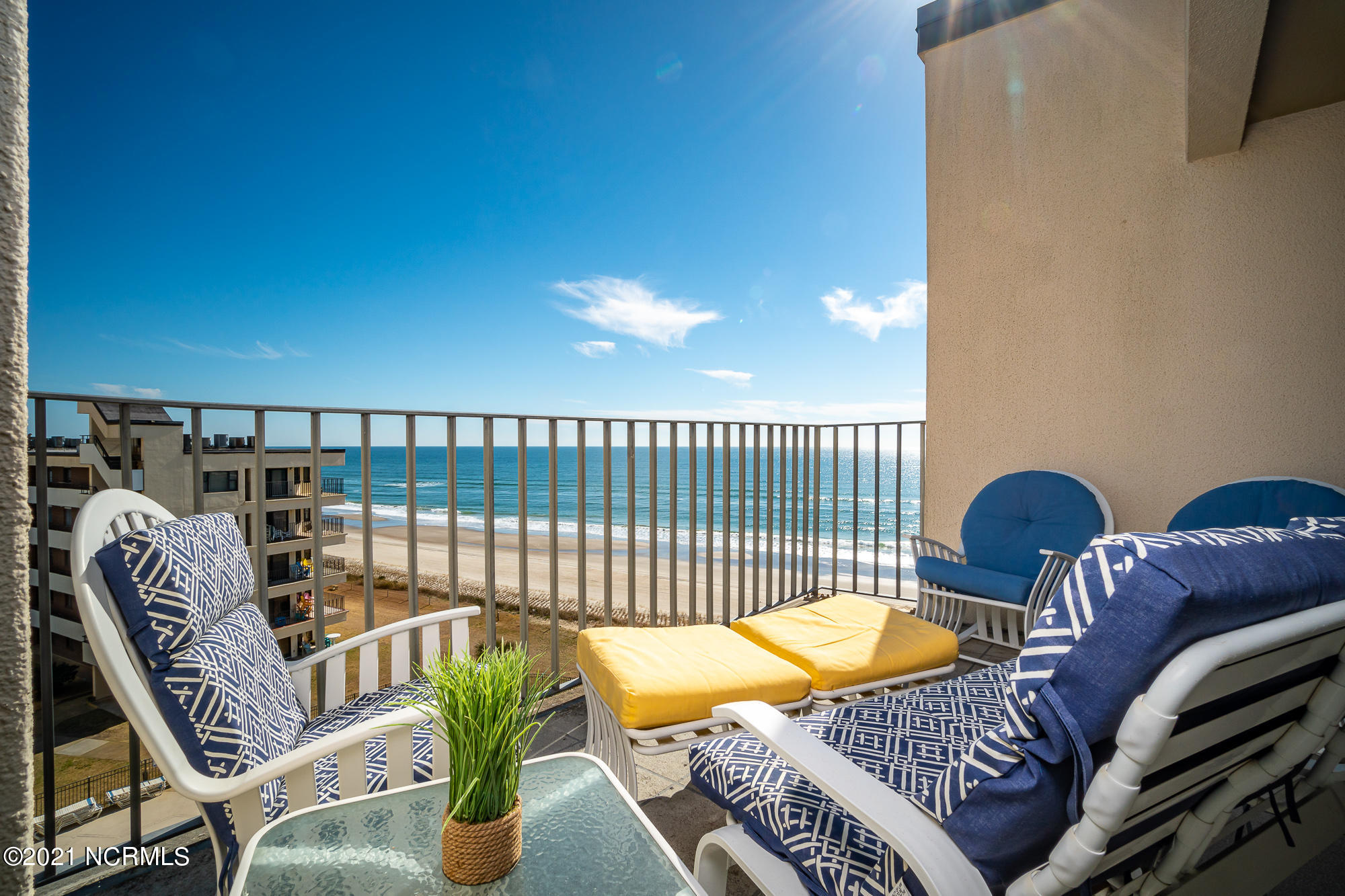 1505 Salter Path Road, Unit 605 Indian Beach, NC 28512 - Photo 6 of 65 Large covered balcony
