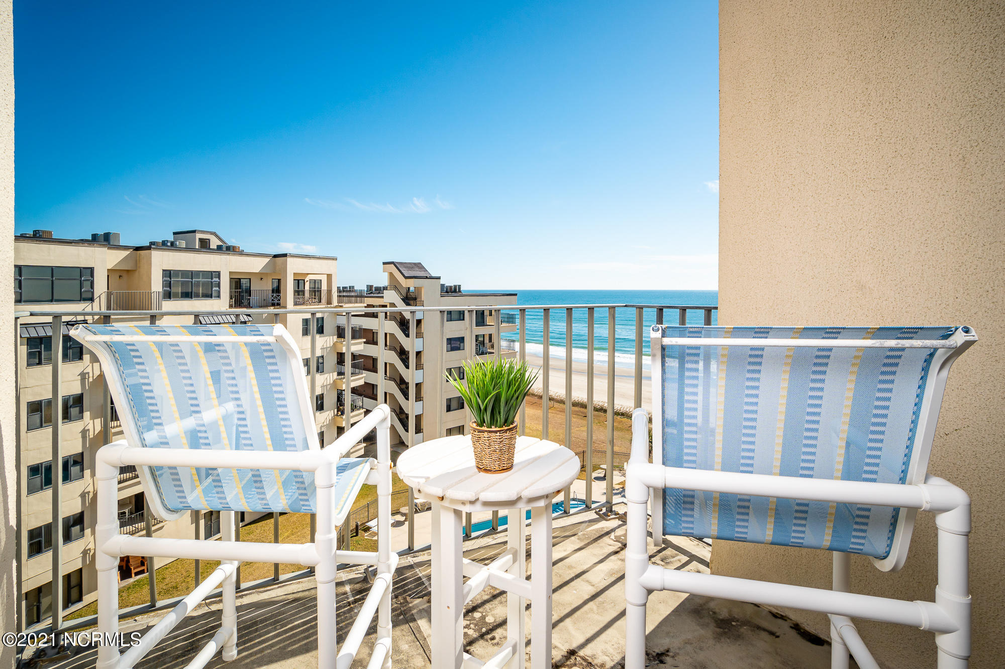 1505 Salter Path Road, Unit 605 Indian Beach, NC 28512 - Photo 8 of 65 Private balcony off MBR